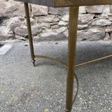 Table basse 1960 marbre style Louis XVI