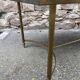 Table basse 1960 marbre style Louis XVI