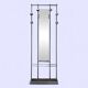 Chrome-plated aluminum entrance locker, 1950s