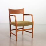 Hans Wegner Danish 'Town Hall' Wooden Arm / Side Chairs by Plan Mobler 50s