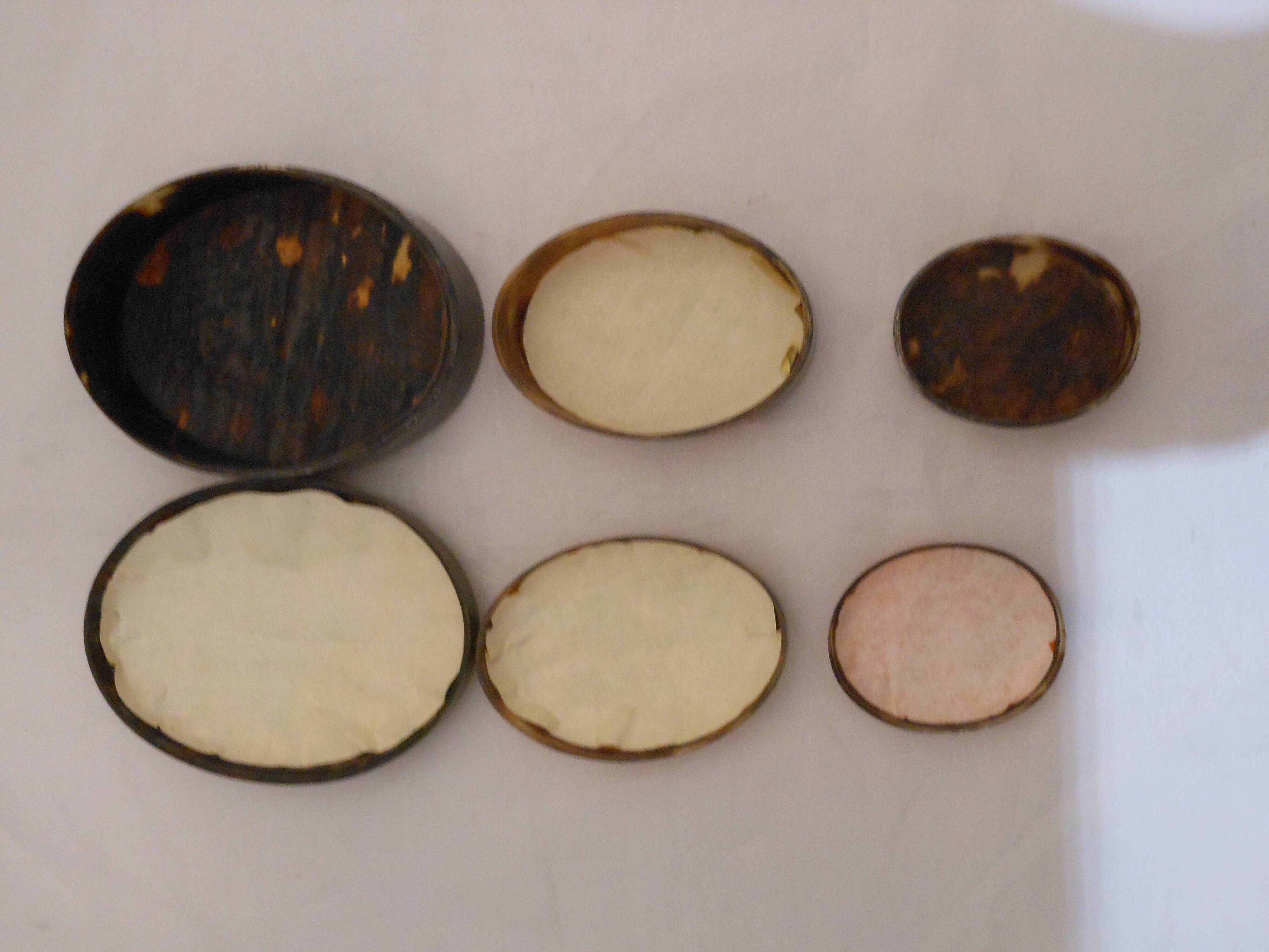 Set of 3 boxes/tortoise shell