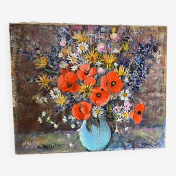 Country bouquet signed Cesar Bolletti