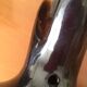 Ceramic candlestick signed HC