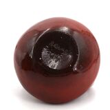 Blood red ceramic handled vase by Max Idlas, 1960s.