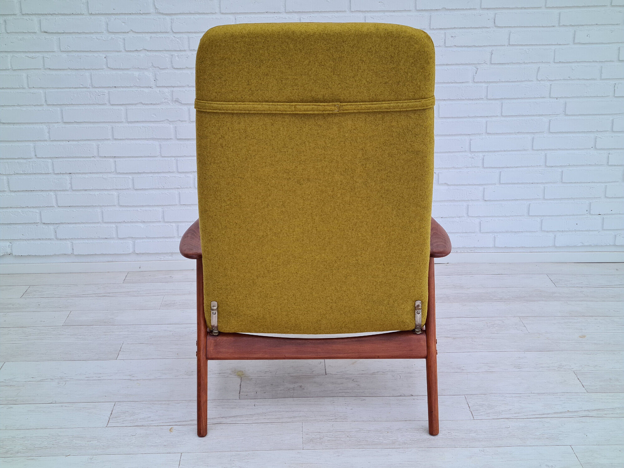 Alf Svensson, 60s, armchair model Kontur, completely restored, furniture wool