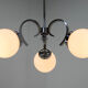 Art deco chandelier, 1930s, restored