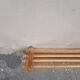 Wooden coat rack
