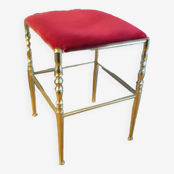 Tabouret Chiaviari en laiton