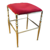 Tabouret Chiaviari en laiton