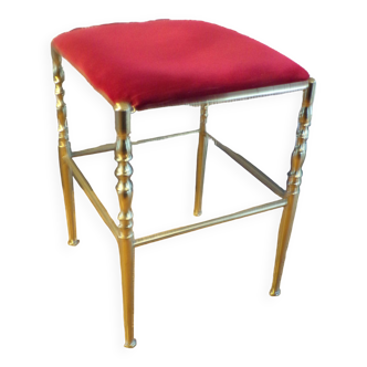 Tabouret Chiaviari en laiton