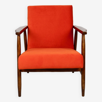 Fauteuil orange vintage comme Fox, 1970,