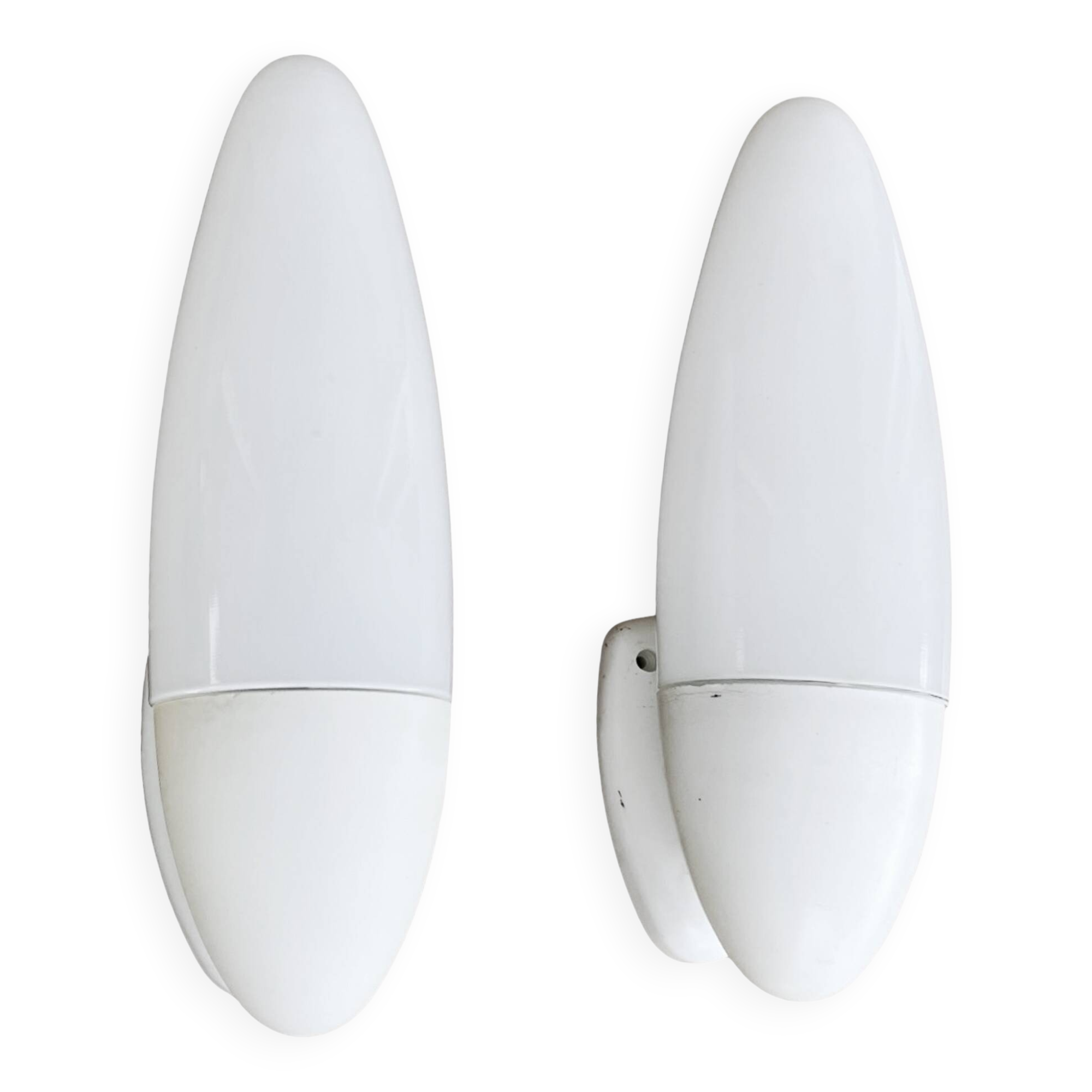 Paire d'appliques, Elektrosvit Nové Zámky, Tchécoslovaquie, années 1950.