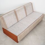 Canapé en teck, design danois, années 1970, production : Danemark