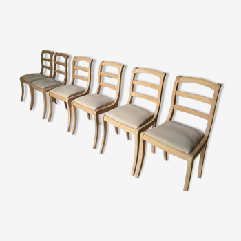 Louis Philippe chairs with saber legs
