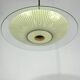 Mid-century curved glass disc chandelier from 50s