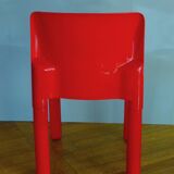 Set of 4 chairs by Carlo Bartoli, model 4875, Kartell edition, 70s