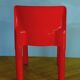 Set of 4 chairs by Carlo Bartoli, model 4875, Kartell edition, 70s
