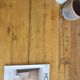 Vintage rectangular wooden coffee table