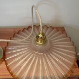 Vintage serrated pendant light
