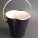 Verceram Black Iridescent Ceramic Ice Bucket