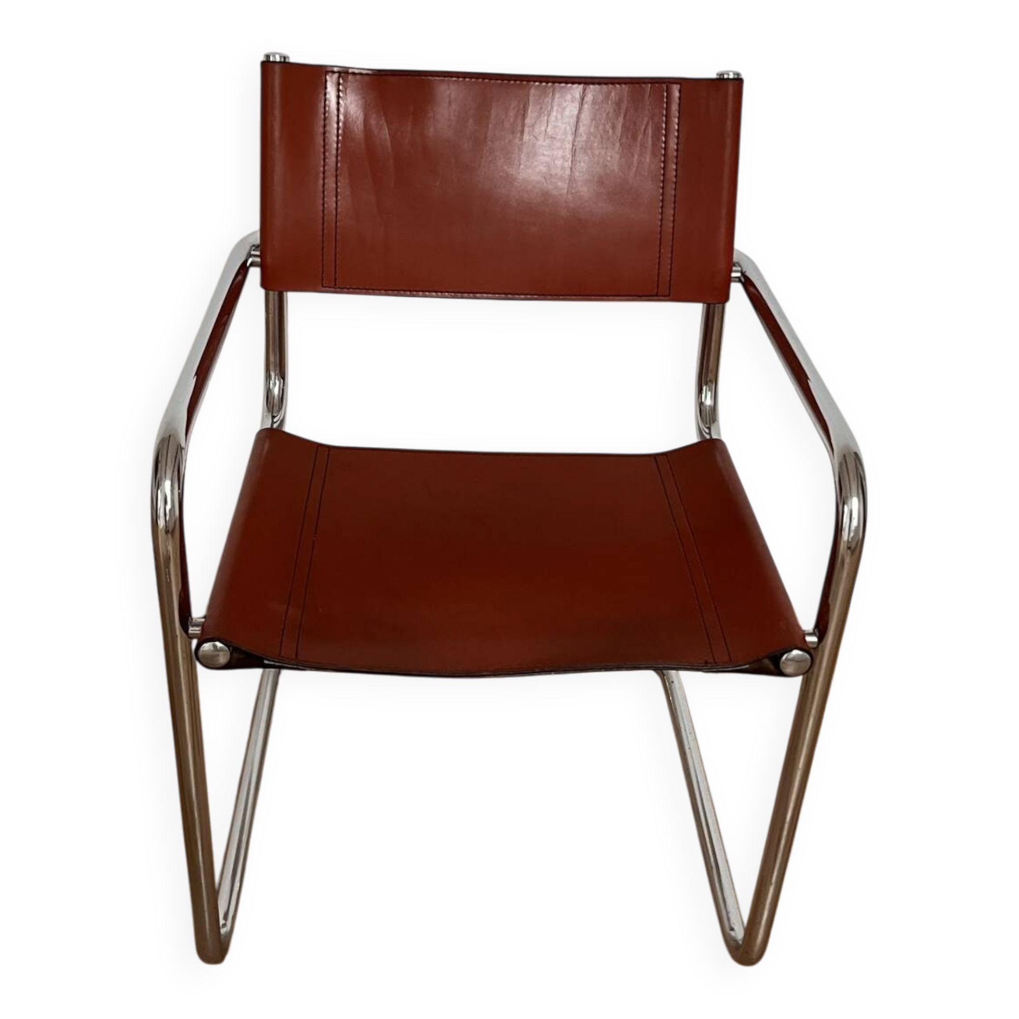 Chaise assise et dossier cuir