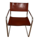 Chaise assise et dossier cuir