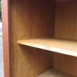 Low sideboard with 3 sliding doors in teak. Denmark 1960