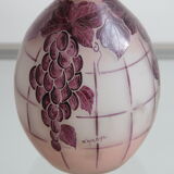 Art-Deco Vase In Multilayer Glass Paste Signed by Argyl