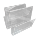 Door magazines in transparent Altuglas around 1970