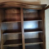 Solid wood library showcase