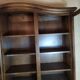 Solid wood library showcase