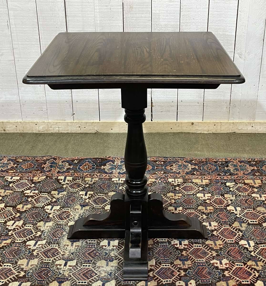 1970s English elm bistro table