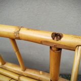 Vintage bamboo shelf