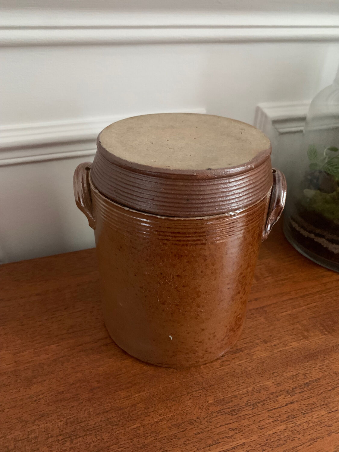Old stoneware pot
