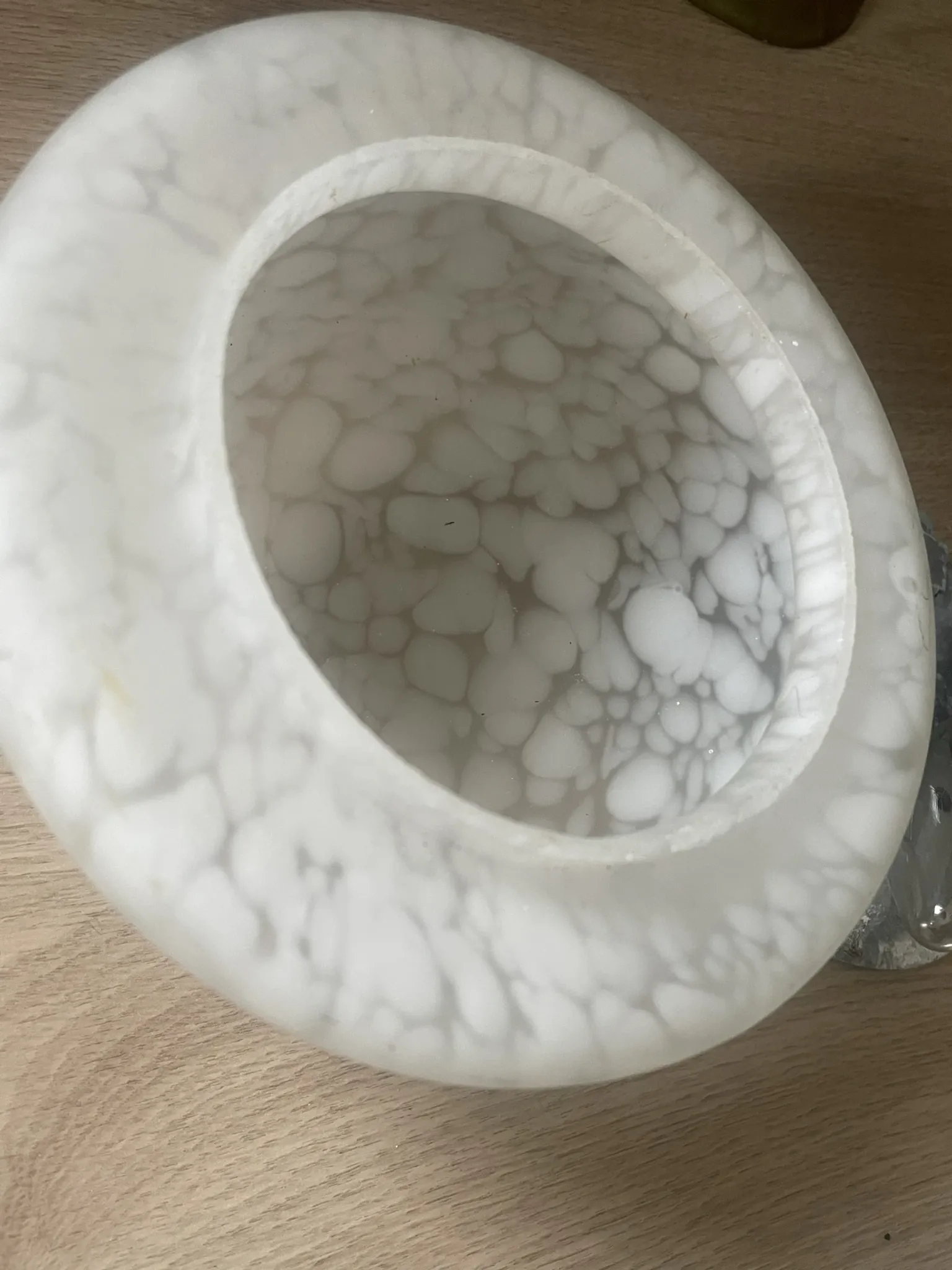 vintage ceiling light/wall lamp Relux Milano in thick opaque glass included