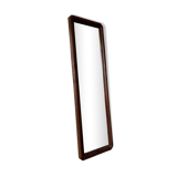 Full-length rectangular mirror in dark wood