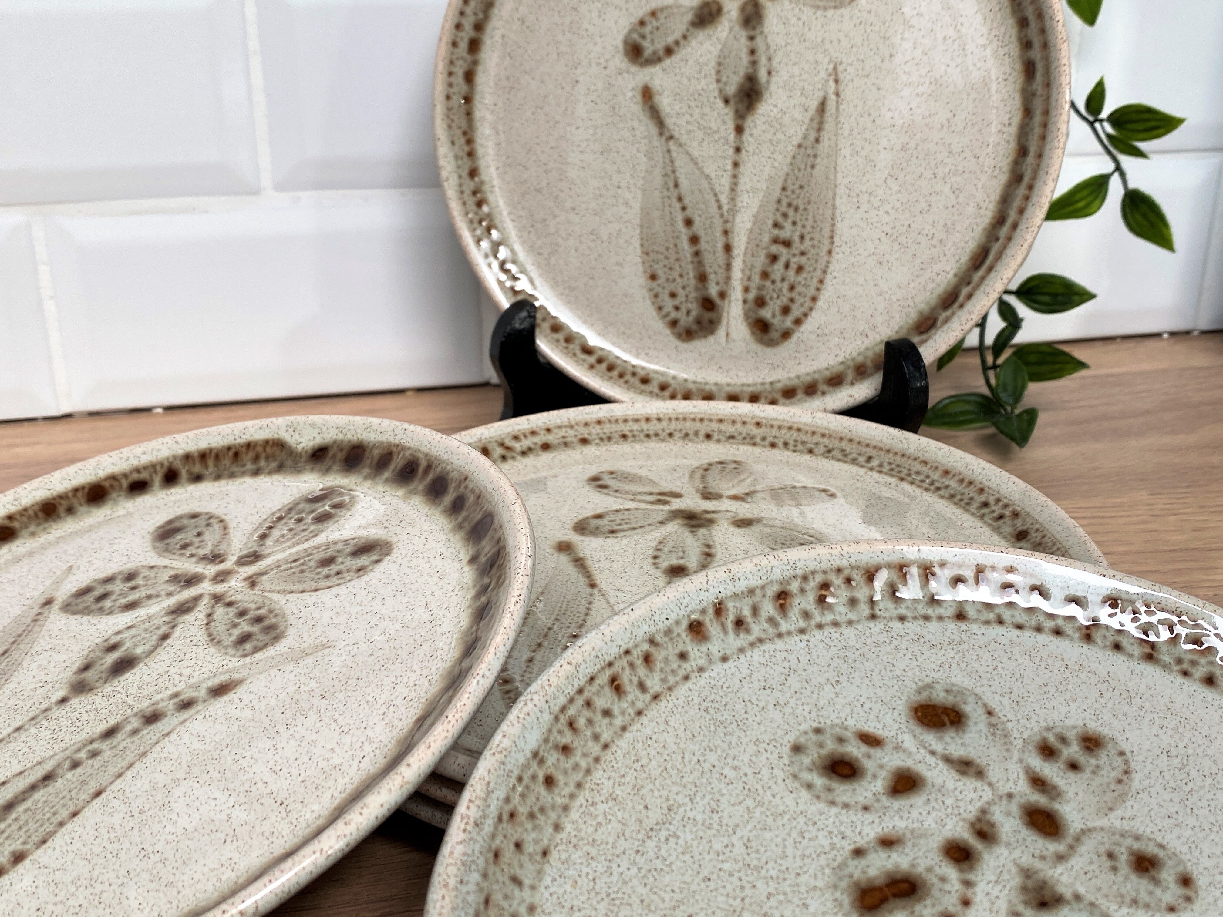 6 dessert plates Sarreguemines Morzine
