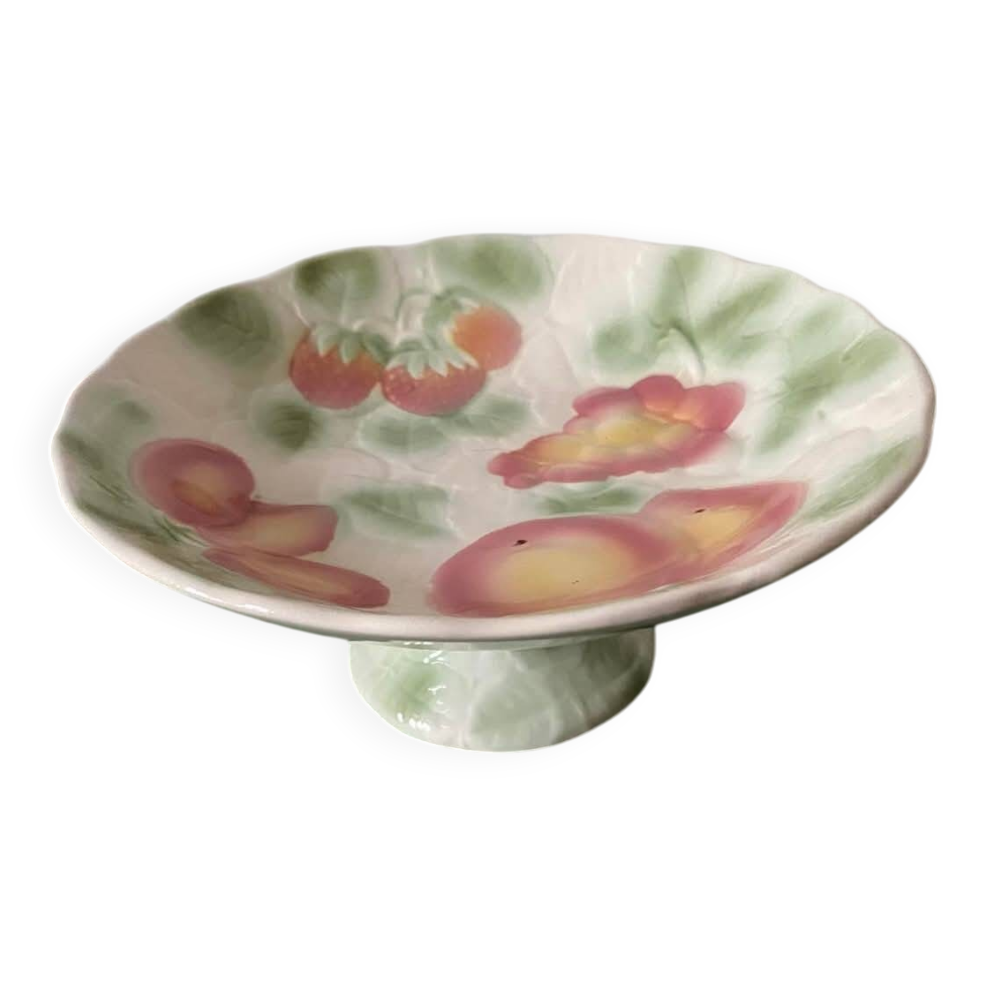 Fruit bowl in barbotine
