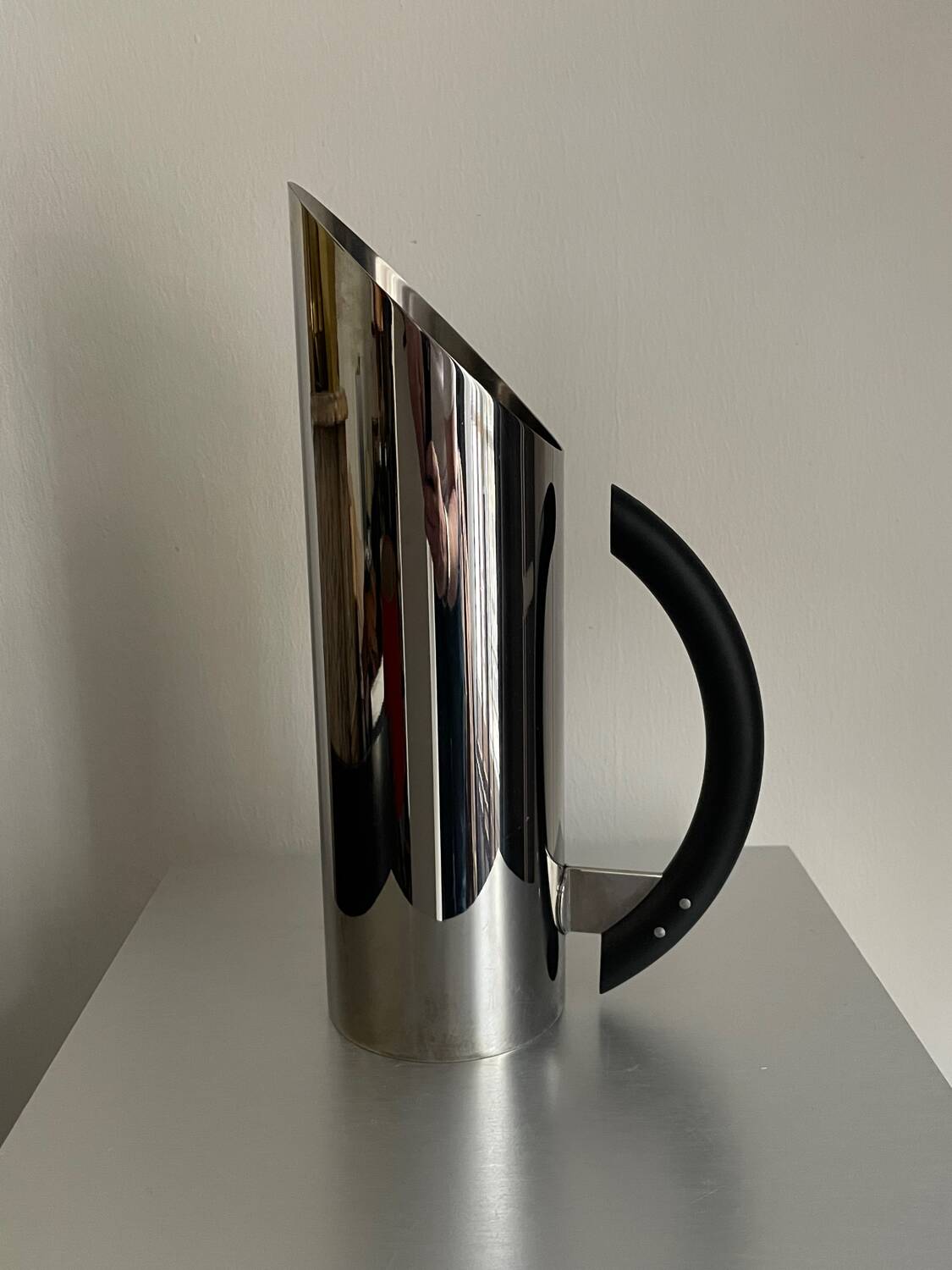 Mario Botta pitcher for Alessi