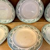 Lot green iron earth plates