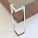 Double tray coffee table Vintage design 1970s