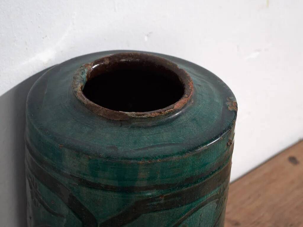 Antique enamelled vase (circa 1820) #36