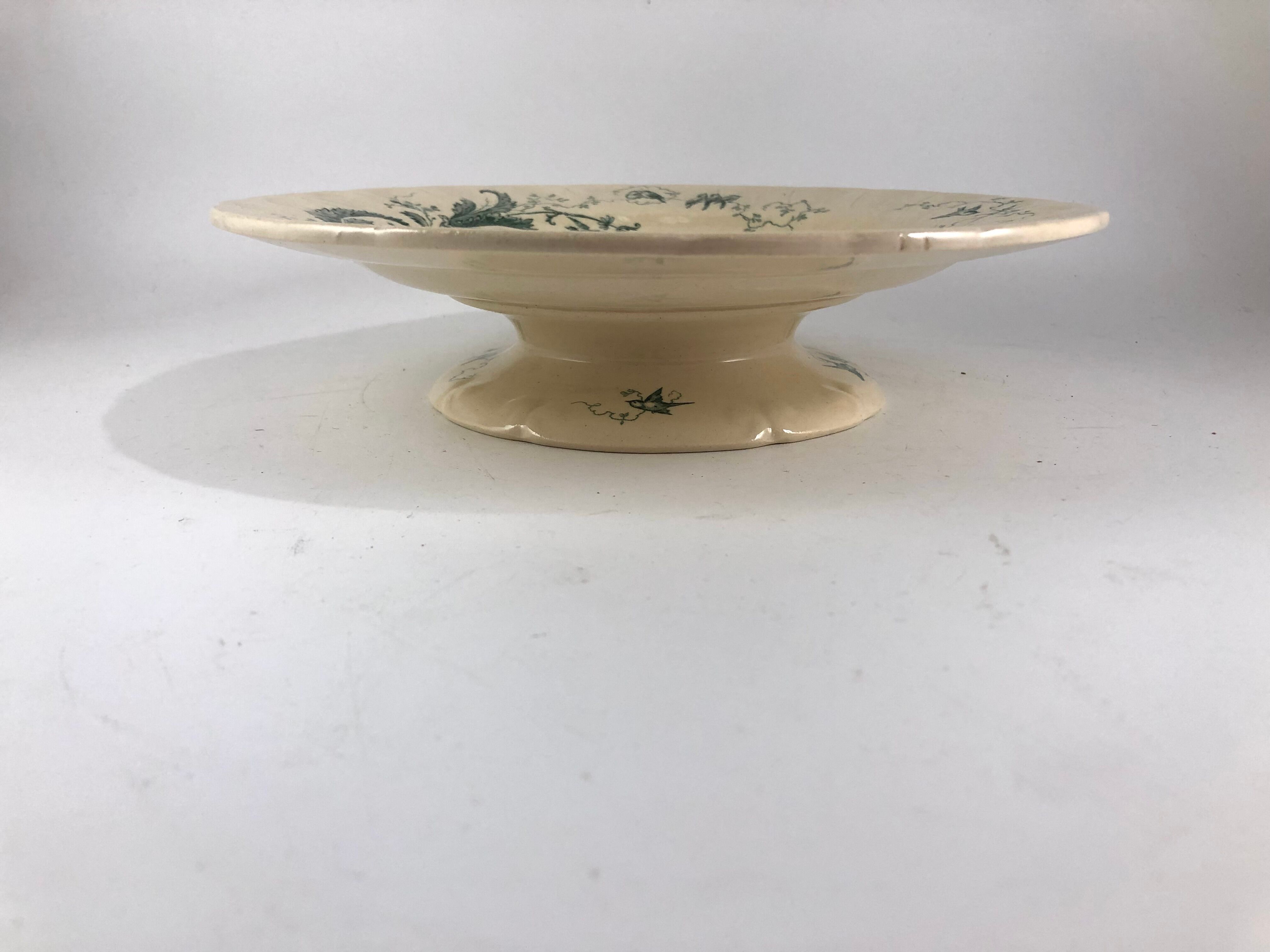 Standing cut Gien model Rinceaux in flat iron earth round cake