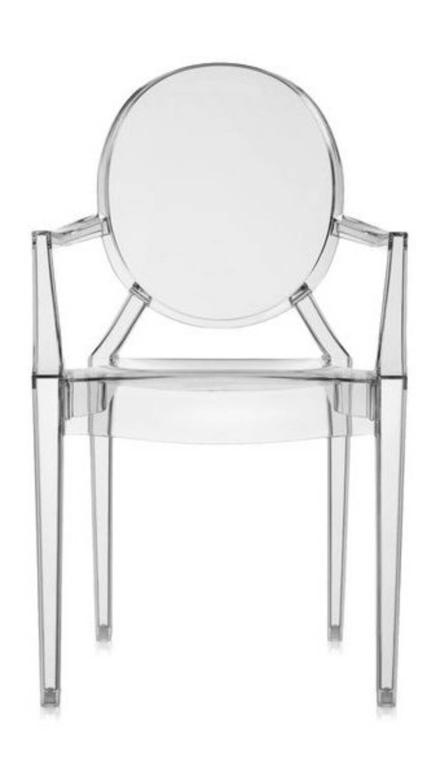 Louis Ghost armchair chair by Starck for Kartell