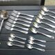 Set forks,spoons, ladle.silver metal