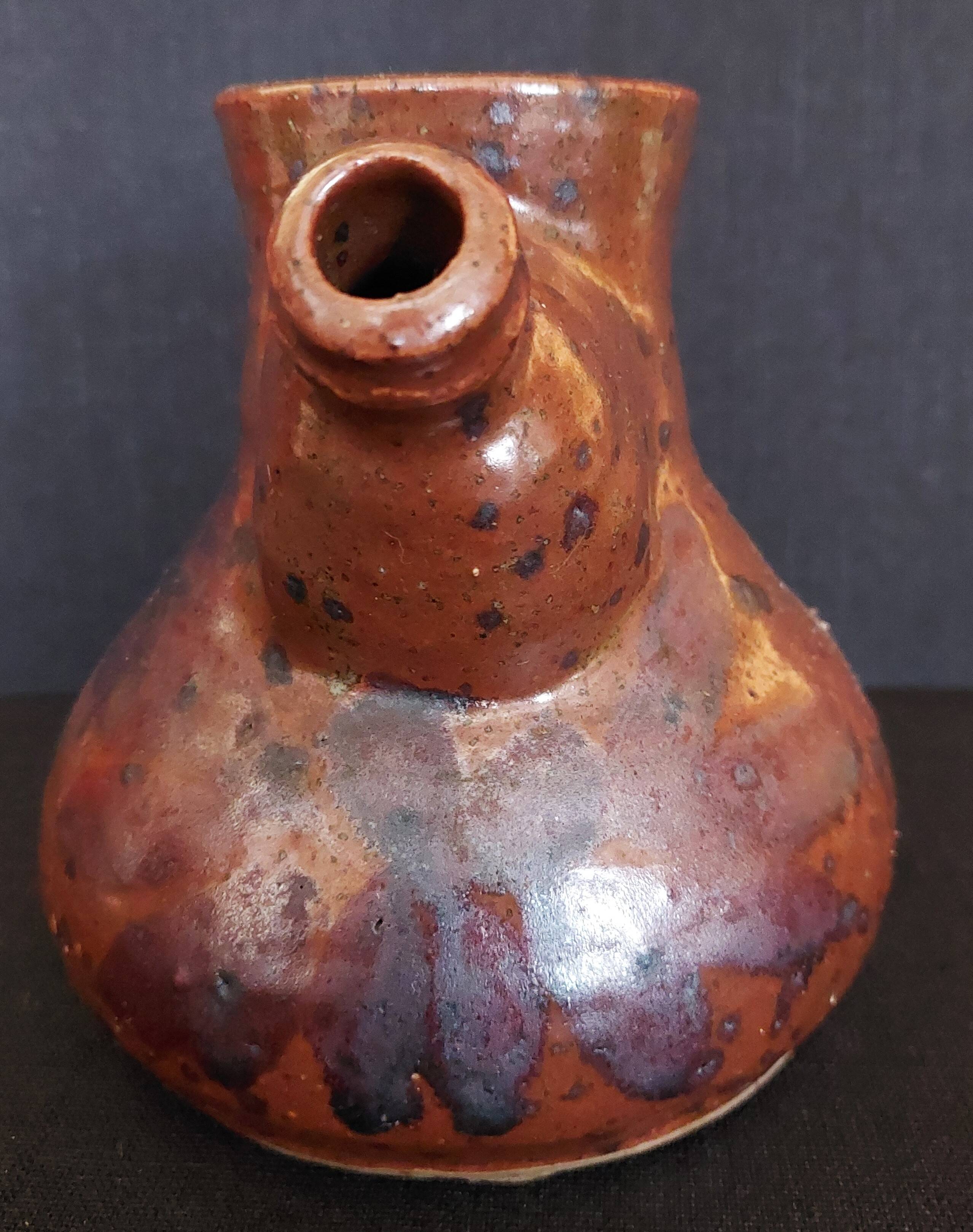 Vintage Chevrette jug in 20th century ceramic stoneware