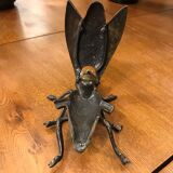 Vintage Ashtray Fly Design with Lid