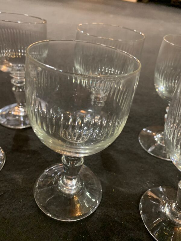 Série de 10 verres à eau en cristal