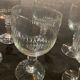 Série de 10 verres à eau en cristal