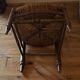 Antique nursing chair in wood and straw from Brittany (late 19th / early 20th century)